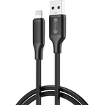 XO iPhone 14 Plus / 14 Pro Max / 14 Pro XO NB265 USB-Lightning кабел за данни, 100 см, ЧЕРЕН (XO-NB265 BLACK)