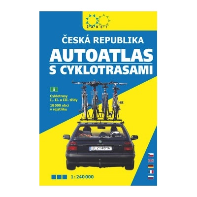 kolektiv autorů Autoatlas České republiky s cyklotrasami Stav: nová
