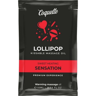 Coquette Chic Desire Masážny Olej Lollipop s Efektom Tepla 10 ml