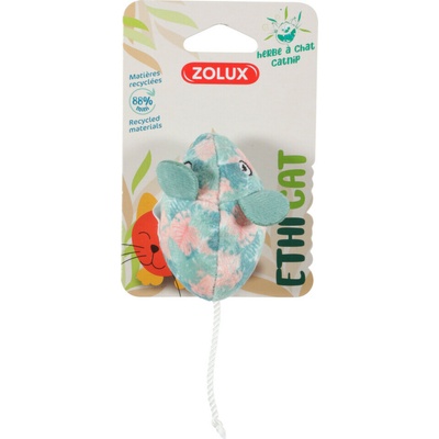 Zolux Ethicat Leaf myš catnip 5 x 13 x 4,5 cm
