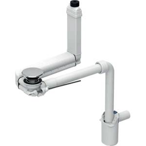 Geberit - Икономичен сифон за умивалник Clou, с управление чрез лост, хром 152.059. 21.1 (152.059.21.1)