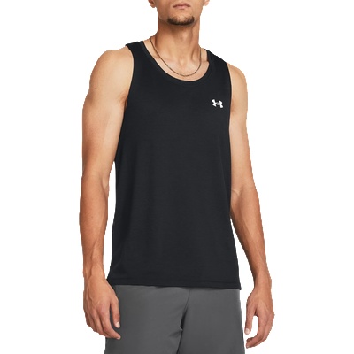 Under Armour Потник Under Armour Launch Singlet Черен Velikost M