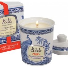 Julie Clarke Candlemaker Blue Peacock Marocký jantar a Mandarinka 150 g