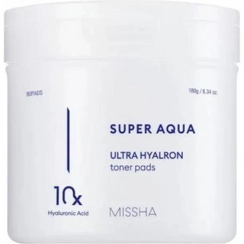 Missha Хидратиращи тонер-падове с хиалуронова киселина Missha Super Aqua Hyaluronic Toner Pads (928682)