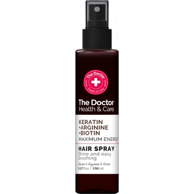 The Doctor Health & Care Keratin + Arginine + Bioton Maximum Energy sprej pro jemné vlasy 150 ml