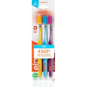 Elmex Super Soft 4360 четка за зъби Super soft 3 бр