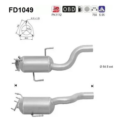 AS Filtr pevných částic ASA FD1049