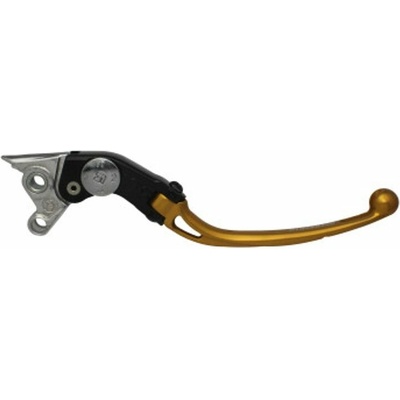 ACCOSSATO Adjustable folding lever ACCOSSATO LV009 in aluminium for original brake master cylinders zlatá