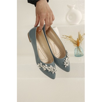 Moda Trend Дамски ежедневни обувки - Масленосини #327408 (327408_Светло син)