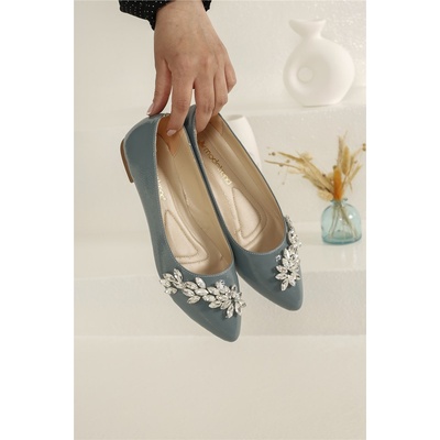 Moda Trend Дамски ежедневни обувки - Масленосини #327408 (327408_Светло син)