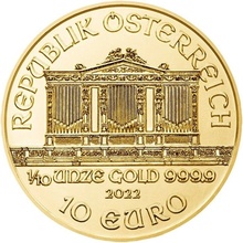 Münze Österreich Wiener Philharmoniker zlatá mince 1/10 oz