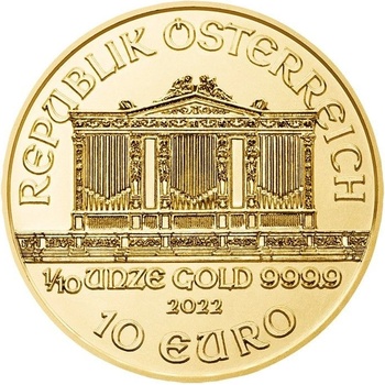 Münze Österreich Wiener Philharmoniker zlatá mince 1/10 oz