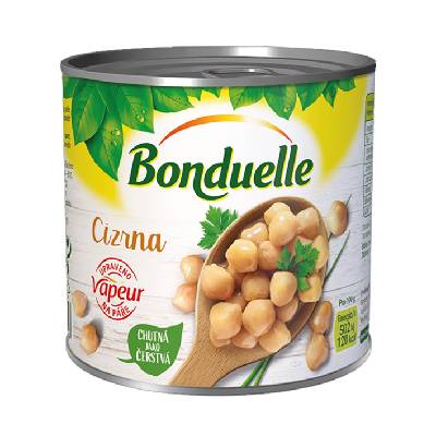 Bonduelle Cizrna Vapeur 425ml (Kartonové balení : 12 ks)