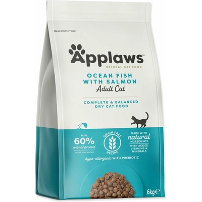 Applaws Cat Dry Adult Ocean Fish & Salmon 6 kg