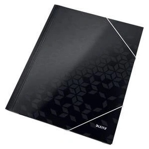 Leitz Cardboard briefcase with eraser WOW Leitz, black 39820095