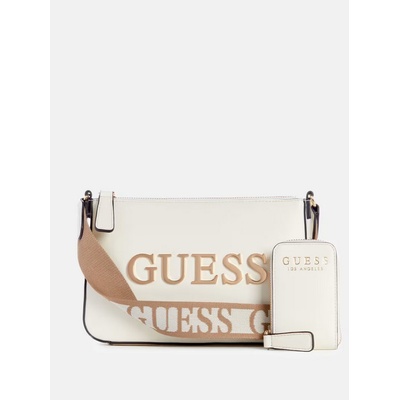 Guess dámská kabelka crossbody Caracara mléčná