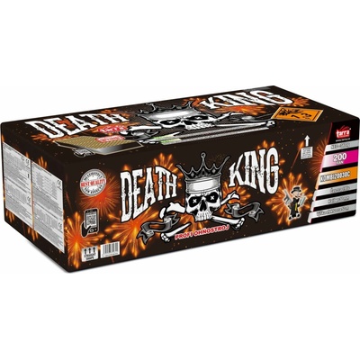 PROFI SLOŽENÝ OHŇOSTROJ DEATH KING 200 RAN 1/1 ČÍNA KOMBI20030C