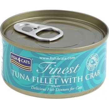 Fish4Cats Finest s tuniakom a krabom 70 g