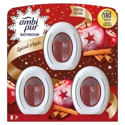Ambi Pur Освежител за въздух за баня Ambi Pur Spiced Apple 3x8ml (8006530029650)