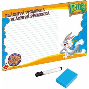Bugs Bunny Bláznivé písmenká Stieracia tabuľka
