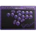 8BitDo Arcade Stick All-Button, Nintendo Switch/Switch 2, PC, Signature Edition, прозрачно лилаво, безжичен контролер (RET00917)
