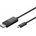 Goobay USB Adapterkabel, USB-C Stecker > DisplayPort Stecker (schwarz, 1, 2 Meter, 4K 60Hz)