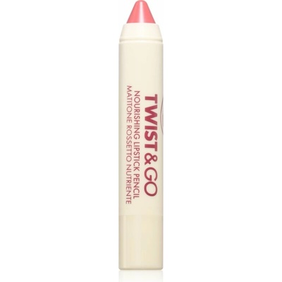 puroBIO Cosmetics Twist&Go vyživujúci rúž v ceruzke Universal Pink 2,9 g