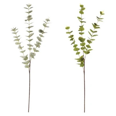 Umelá kvetina eukalyptus mix dvoch odtieňov zelenej 80 cm