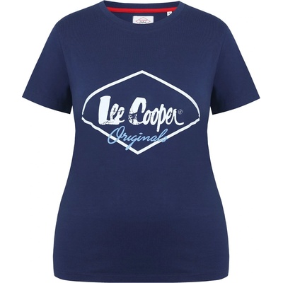 Lee Cooper Дамска тениска Lee Cooper Diamond T Shirt Ladies - Navy