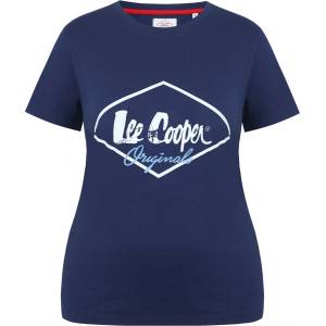 Lee Cooper Дамска тениска Lee Cooper Diamond T Shirt Ladies - Navy