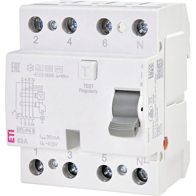 ETI EFI-P4 B 40/0.03 10kA 002061952