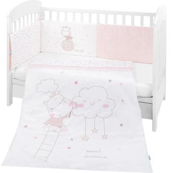 Image 1 of KikkaBoo Бебешки спален комплект 2 части EU style 70/140 Hippo Dreams (41101020108)