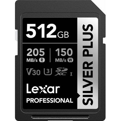 Lexar SDXC Professional Silver Plus 512GB LSDSIPL512G-BNNNG