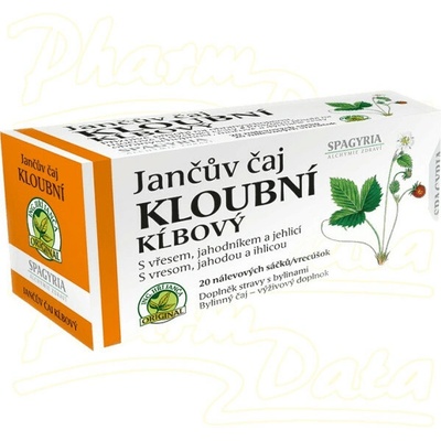 Jančův čaj kloubní vřes jahodník jehlice 20 x 1,3 g