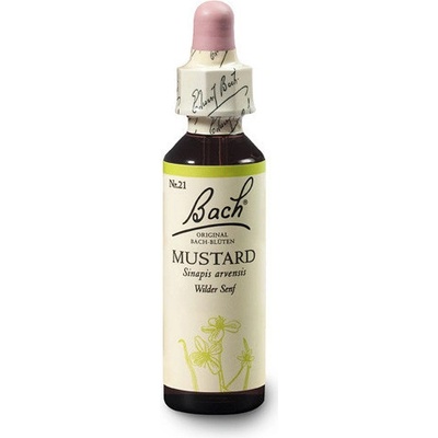 Bach Flower Remedies Mustard kvapky na podporu duševnej rovnováhy 20 ml