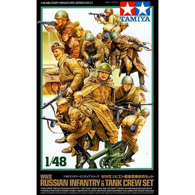 Tamiya Russian Infantry & Tank Crew Set 1:48