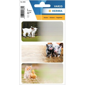 Herma Самозалепващи се етикети Животни от ферма, ученически, (1540100167)