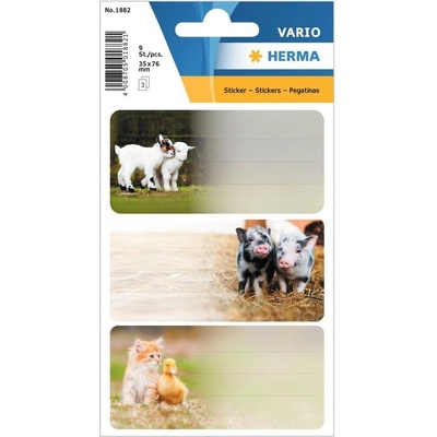 Herma Самозалепващи се етикети Животни от ферма, ученически, (1540100167)