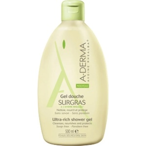 A-DERMA Свръхобогатен душ-гел с овес Rhealba , Aderma Ultra Rich , 500ml