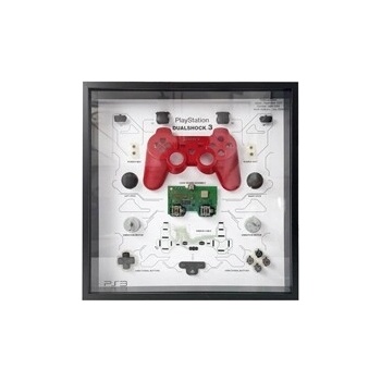 PlayStation 3 Dualshock 3 Controller Shadowbox - Red