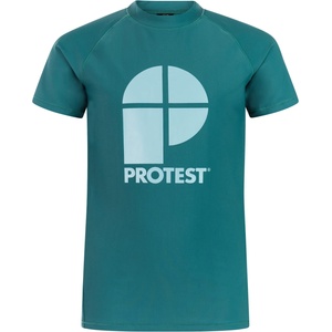 Protest Детска плажна тениска от ликра Protest Kid's PRTBerent Surf T-Shirt Short Sleeve Lycra - Dark Teal - размер 164 (EU) (750-2177-0516)