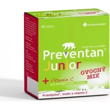 Preventan Junior ovocný mix 90 tablet