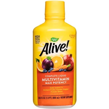 Nature's Way Alive Multivitamin Max Potency, цитрус, 900 ml, Nature's Way (15395)