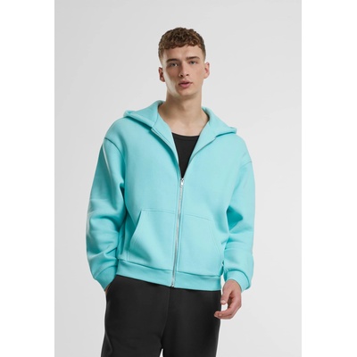 Urban Classics Fluffy Zip Hoody berylblue XXLUB-TB7284-04221 - Бял, размер L