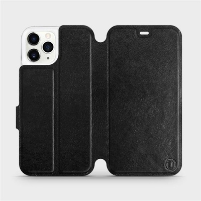 Mobiwear - Apple iPhone 11 Pro - C_BLS Black&Gray s šedým vnitřkem