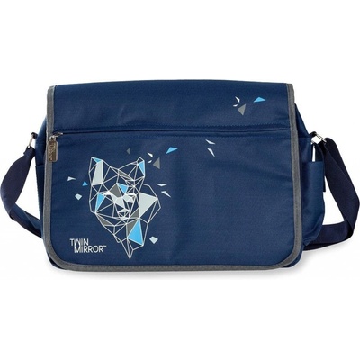 Thin Mirror messenger bag „Fractal Fox“ přes rameno 1079311