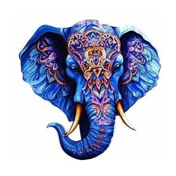 Recent Toys Wooden / colorful puzzle 174 pcs. - Elephant