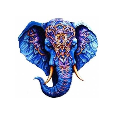 Recent Toys Wooden / colorful puzzle 174 pcs. - Elephant