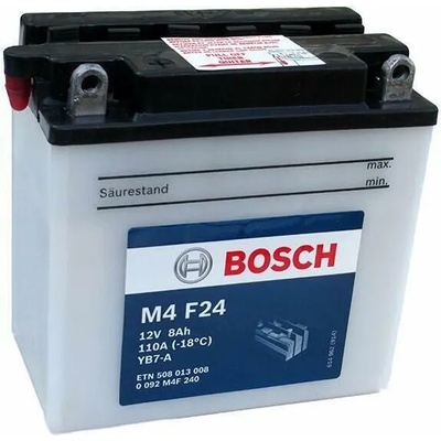 Bosch M4 12V 8Ah left+ YB7-A 0092M4F240