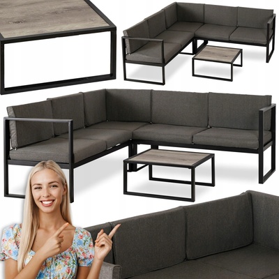 MEBEL ELITE čierna 3 ks